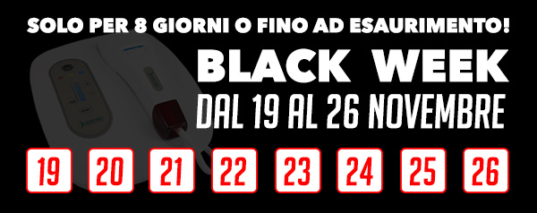 Promozioni Luce Pulsata coupon sconto Black week Black friday