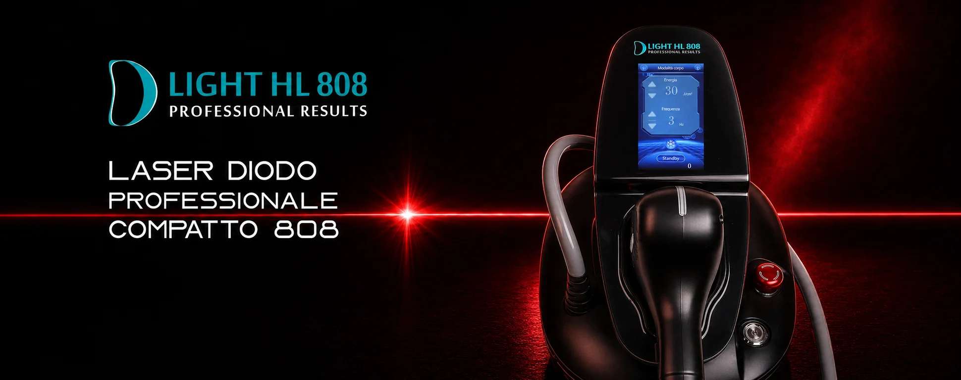 D Light HL 808: laser diodo professionale compatto 808