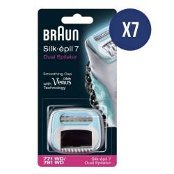 Cartuccia Refill per Braun Silk Epil 7 Wet &amp; Dry Dual art. 7891